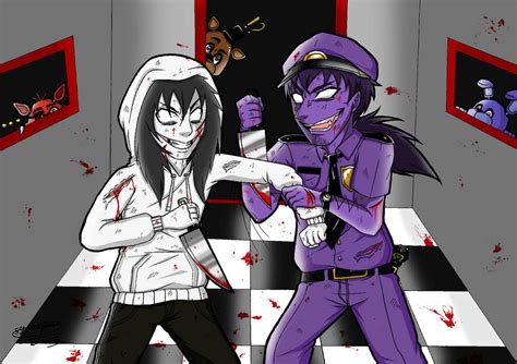 Jeff The Killer Vs Purple Guy 3 By Shannonxnaruto On Deviantart