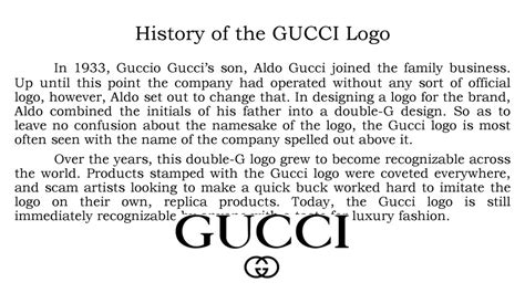 Gucci Brand Online Presentation