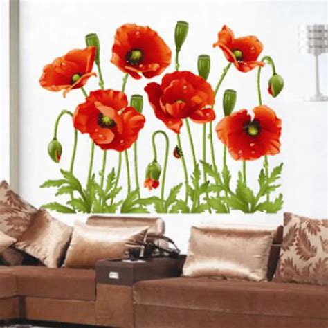 Diy Large Love Flower Stickers Removable Vinyl Decal Wall Sticker Mural