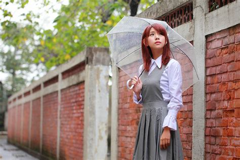 Asian, Women, Model, Umbrella Wallpapers HD / Desktop and Mobile Backgrounds