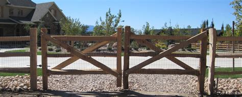 Split Rail Double Gate Fence And Deck Supply