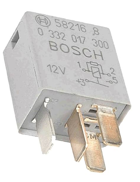 0 332 017 300 12 Volt Dc 10 Amp Continuous Duty Bosch Relay