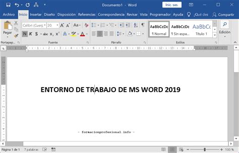 Introducción A Microsoft Word 2019 Buscar Tutorial