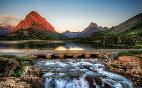 Red Mountain Glacier National Park Hd Nature Wallpapers