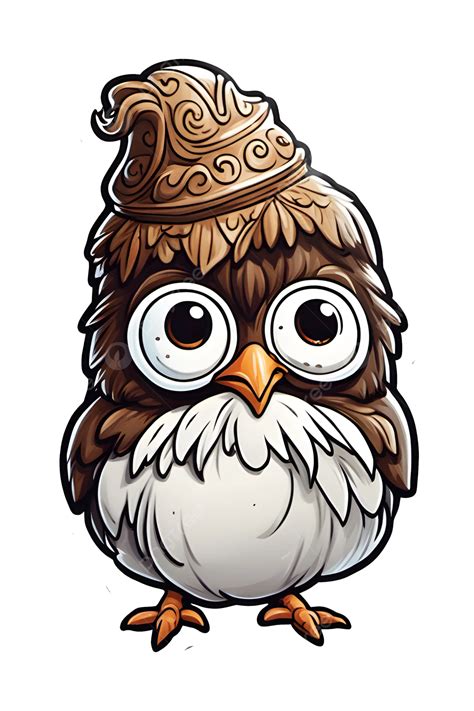 Sticker Cucak Rowo Lucu Background Putih Polos, Stiker Cucak Rowo Lucu