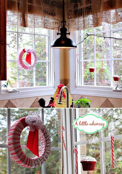 25 Inspiring Last Minute Christmas Windows Decorating Ideas