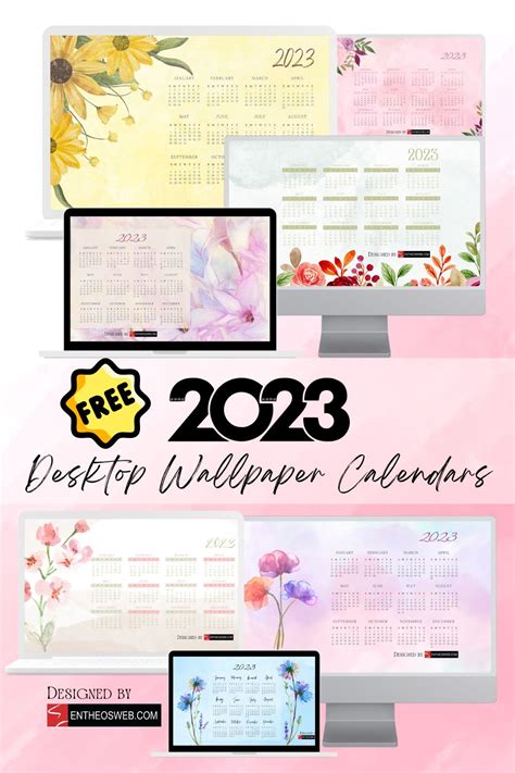 2023 Desktop Wallpaper Calendar Backgrounds Entheosweb