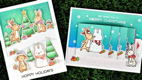 Stamptember 2019 Collaboration Lawn Fawn Snow Bunnies Youtube
