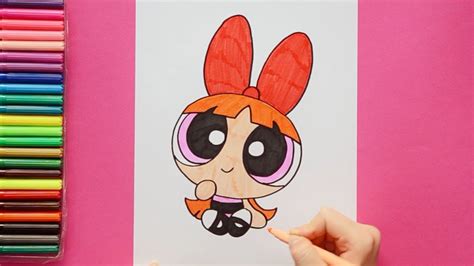 How To Draw Blossom From Powerpuff Girls Easy Step By Step Art My Xxx Hot Girl