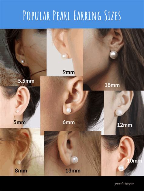 Pearl Earring Size What Size Should I Choose Pearl Wise