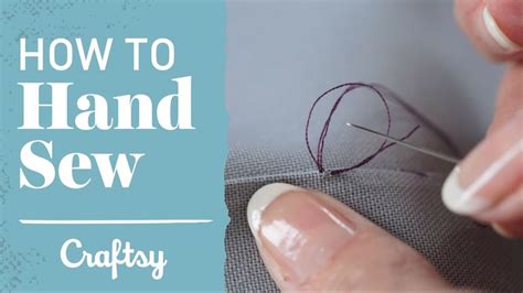 How To Hand Sew Slip Stitch And Blind Hem Craftsy Sewing Tutorial