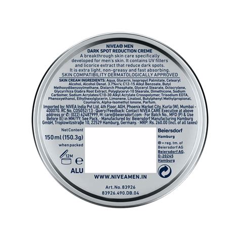 Nivea luminous630 spot clear agency: Buy Nivea Men Dark Spot Reduction Cream, 150ml Online at ...