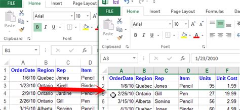 Press and hold down the ctrl key on the keyboard. How to Hide and Unhide Rows and Columns in Excel 2013