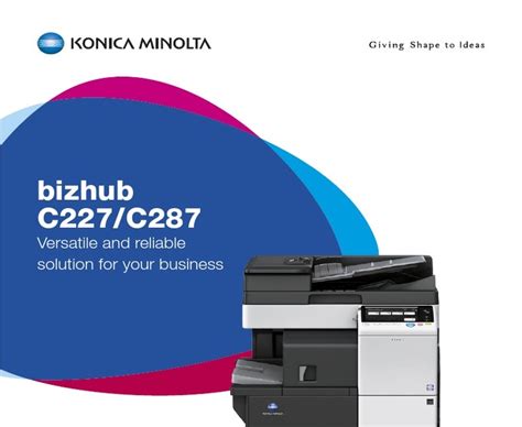 Review and konica minolta bizhub 287 drivers download — the bizhub 287 elements quick 28 pages for every moment printing and duplicating and also shading examining at 45 opm. Bizhub C287 Konika Manolta Drivers : This is the automatic ...
