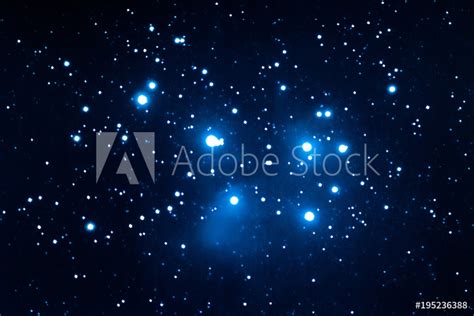 The Pleiades The Merope Nebula And The Maia Nebula As Seen From