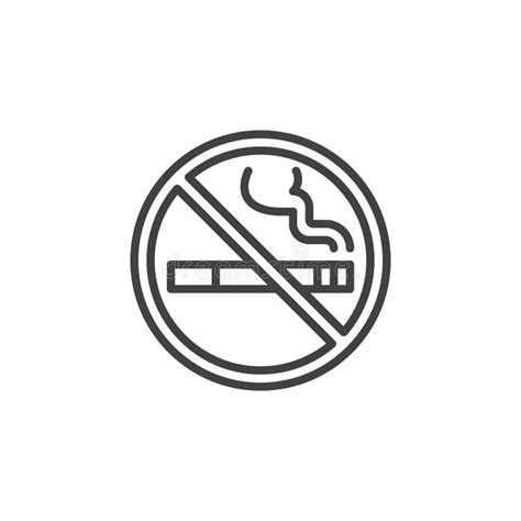 Icône De Zone Fumeur Illustration De Logo De Vecteur Pictogramme D