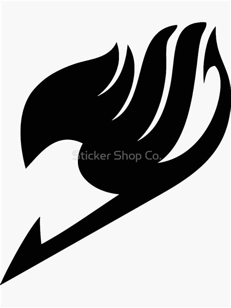 Fairy Tail Logo Sticker For Sale By Jherome Redbubble