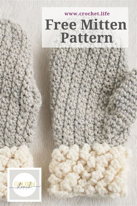 Gorgeous Free Crochet Mitten Pattern For Adults And Teens Crochet Life