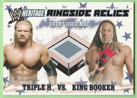 Wwe Triple H Booker T Relic 2007 Topps Mercari Wwe Booker T