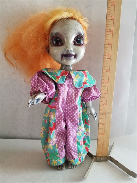 Scary Reborn Zombie Doll Marcia Halloween Prop And Collectible Etsy