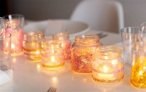 Diy Glitter Votives For Your Holiday Table Shelterness