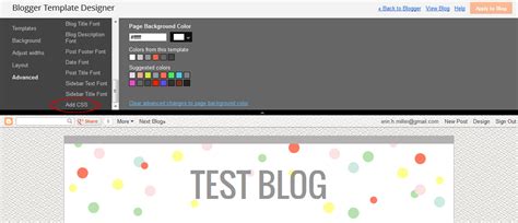 Adding Pages To Blogger Blog DesignerBlogs Com Blogger Blogs Page Background Title Font