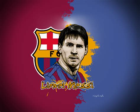 Messi Logo Wallpapers Wallpaper Cave