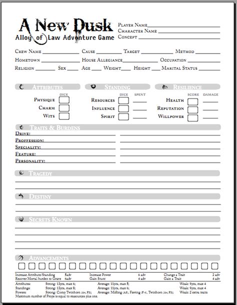 Show Off Your Character Sheet Designs Role Playing Games Stack Exchange