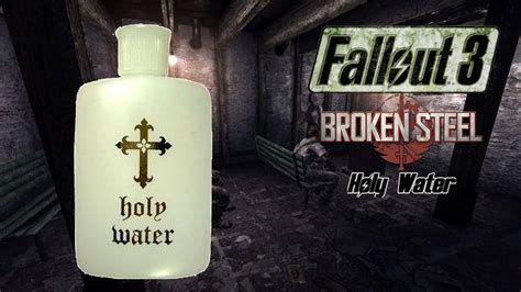 Perk can be taken so that when dogmeat dies, a puppy appears at the main door of vault 101. Fallout 3 - Broken Steel DLC - Side Quests - Holy Water - YouTube