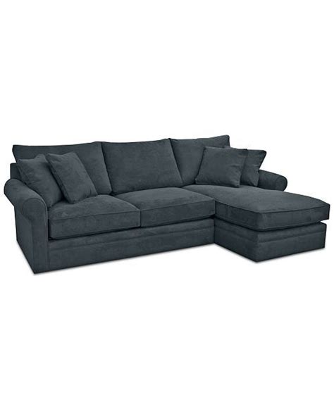 Furniture Closeout Doss Ii 2 Pc Fabric Chaise Sectional Sofa