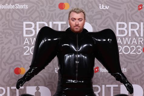 Who Designed Sam Smiths Black Latex Outfit For The Brit Awards 2023