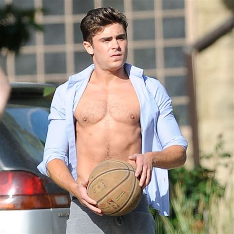 Zac Efron Flashes Chiseled Abs On Set Of Townies E Online