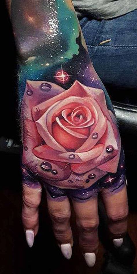 Black rose with outstanding leaf work. 50+ Beautiful Rose Tattoo Ideas | Rose hand tattoo, Neck ...