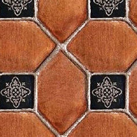 Spanish Terracotta Rustic Tile Texture Seamless 17130