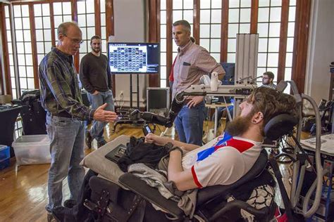 Quadriplegic Man Feels Touch On Robotic Hand With Brain Implant New