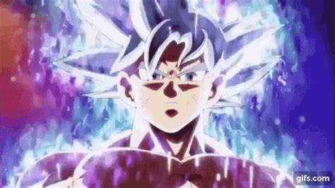 Goku Transforming Into Ultra Instinct 