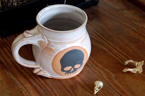 Skull Mug Made To Order Etsy