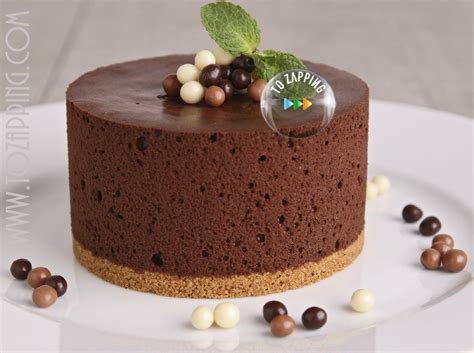 Tarta triple choclate y bizcocho sacher vegano. Tarta De Mousse De Chocolate - Tozapping.com