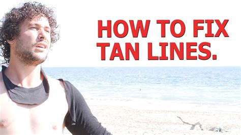 How To Fix Tan Lines Youtube