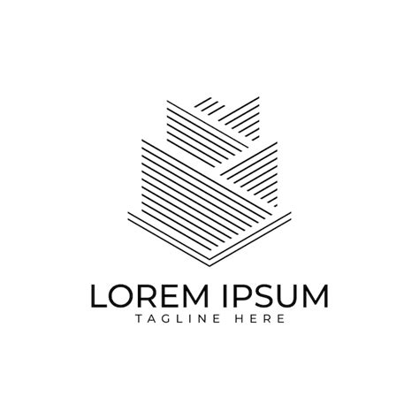 Premium Vector Modern Geometric Minimalist Logo Design Concept Line