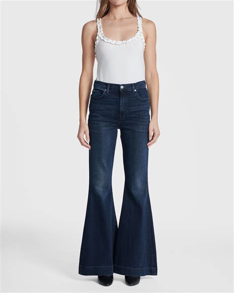 7 for all mankind ultra high rise skinny flare jeans neiman marcus