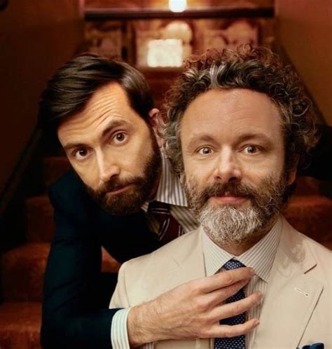 David Michael Michael Sheen Dr Who 11 Barty Crouch Jr Good Omens Book Hot Dads Middle Aged
