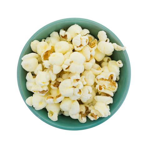 Top View Of A Bowl Of White Cheddar Cheese Popcorn Stock Image Image Of Salty Bowl 58596579