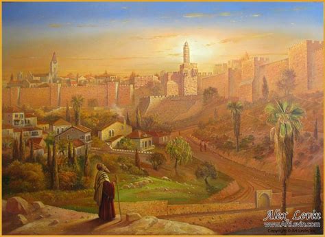 Jerusalem At First Sight Nature Canvas Painting Art Gallery Jerusalem