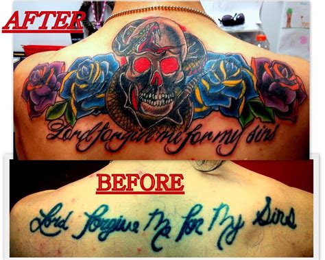 Check spelling or type a new query. Cover-up tattoo, before and after by Haley Adams : Tattoos