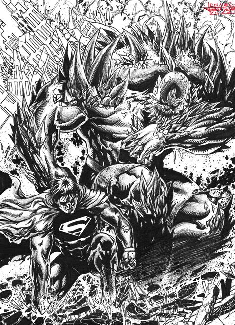 Superman Vs Doomsday By Leoarthn On Deviantart