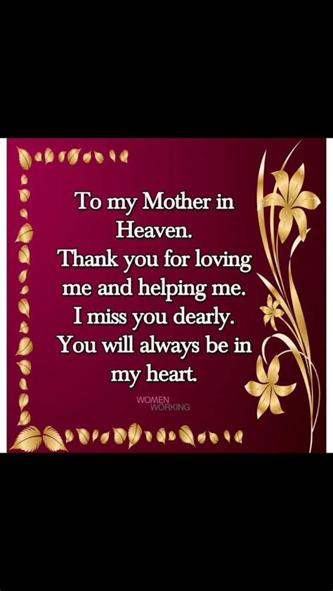 Pin By Denise On Mam Mom In Heaven Quotes I Miss My Mom Miss My Mom