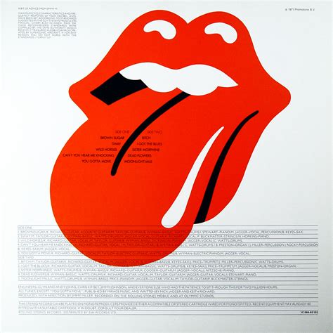 First Designer Of Stones Tongue And Lips Logo