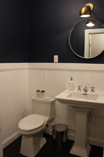 Transitional Powder Room Transitional Cloakroom Seattle Houzz Uk