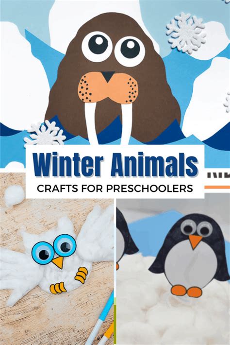 10 Wonderful Winter Animals Crafts For Preschoolers